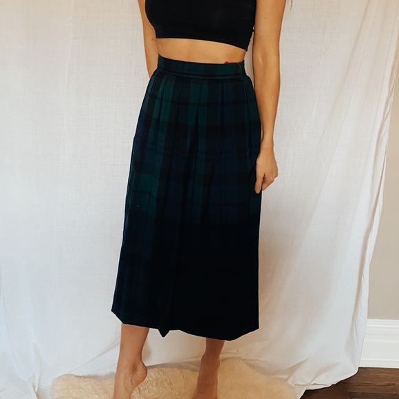 Pendleton Dresses & Skirts - Vintage Pendleton High-Waist Midi Skirt